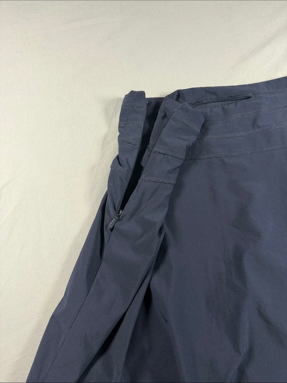 Athleta All Day Skort Navy Blue Size 8 Built-In Shorts Lightweight Activewear